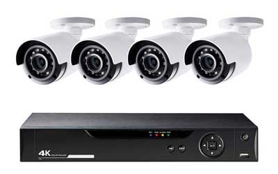 CCTV 4 Cameras + DVR Systems | TSV